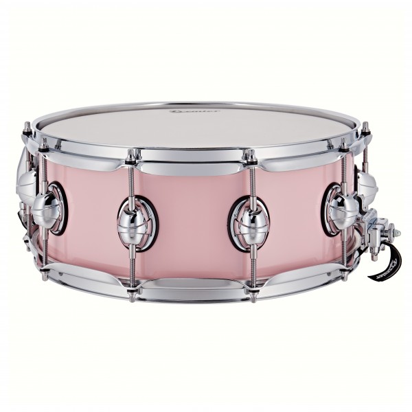 Premier Genista Maple 14" x 5.5" Snare Drum, Pink