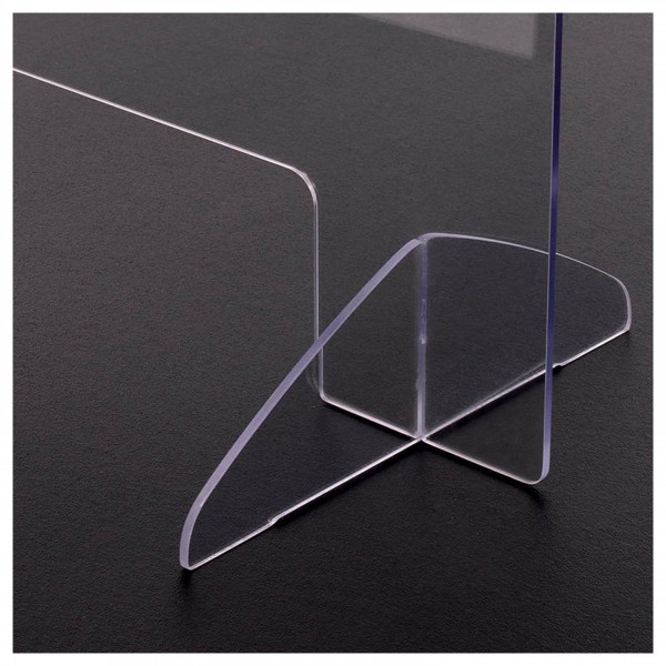 Steinigke Transparent Acrylic Hygiene Wall, 80 x 60cm