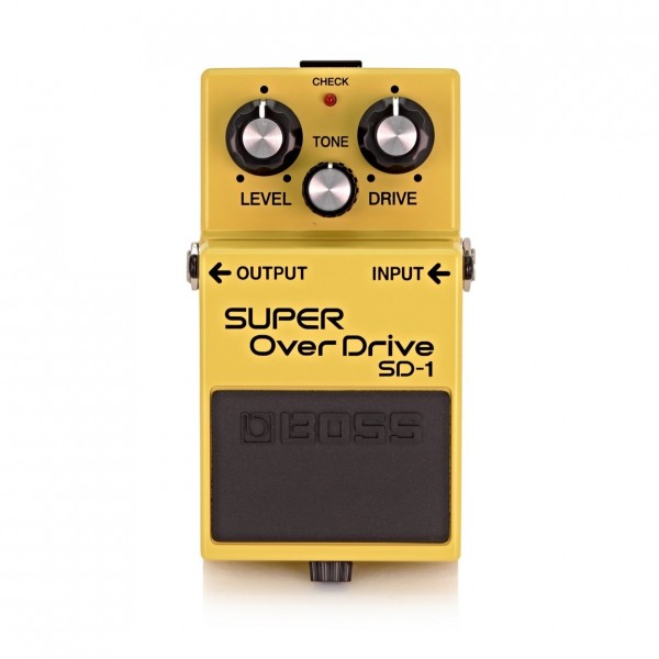 Boss SD-1 Super Overdrive Pedal with Power Supply