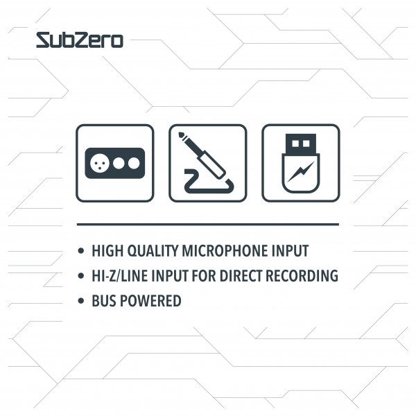 SubZero AI1 2-Channel USB Audio Interface