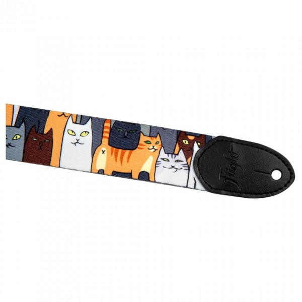 Flight Polyester Ukulele Strap, Cats