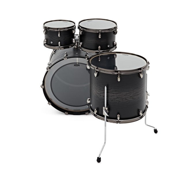 Yamaha Live Custom Hybrid Oak 22" 4pc Shell Pack, Charcoal Sunburst