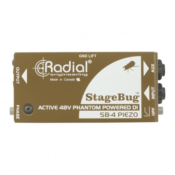 Radial StageBug SB-4 Active Piezo DI Box