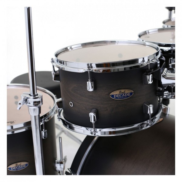 Pearl Decade Maple 22" 7pc Shell Pack, Satin Black Burst