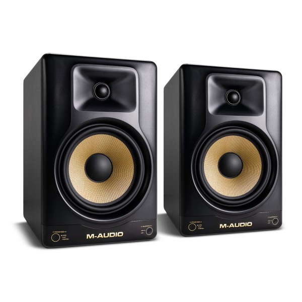 M-Audio Forty Eighty Active Studio Monitor Pair with Iso Pads and Cables