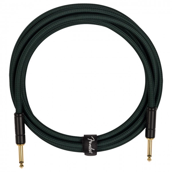 Fender Limited Edition Deluxe Tweed Cable, 10', Sherwood Green