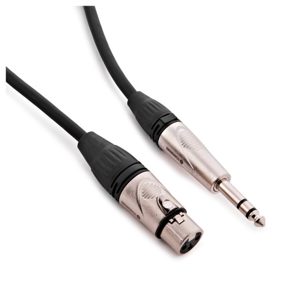 Studiospares Standard XLR (F) - 6.35mm (M) TRS Cable , 2.5m