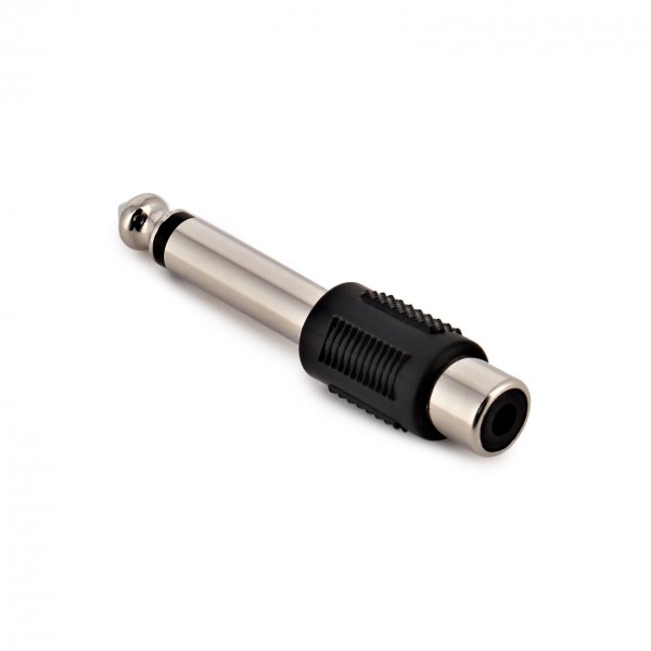 QTX 6.35mm Mono Male/RCA Phono Female Adaptor