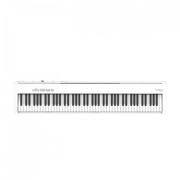 Roland FP-30X Digital Piano with Stand, Stool and Headphones, White