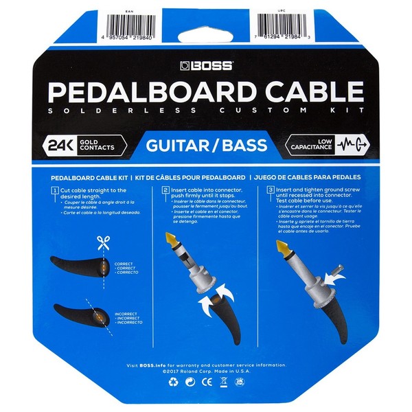 Boss BCK-12 Solderless Patch Cable Kit
