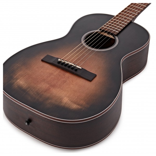 ARIA-131DP Delta Player Parlour Acoustic Guitar, Muddy Brown
