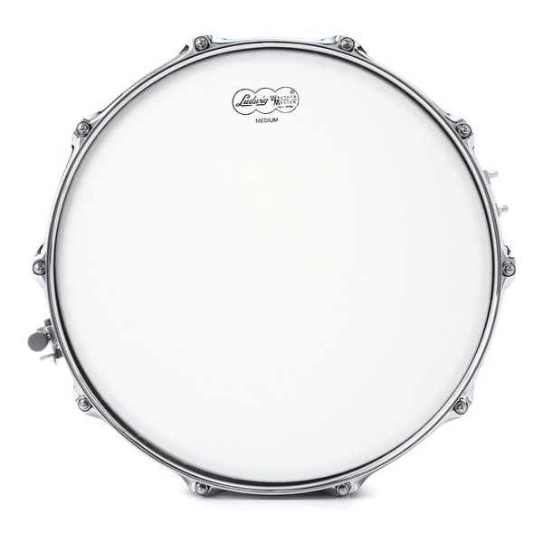 Ludwig LB417KT 14" x 6.5" Hammered Black Beauty Snare Drum, Tube Lugs