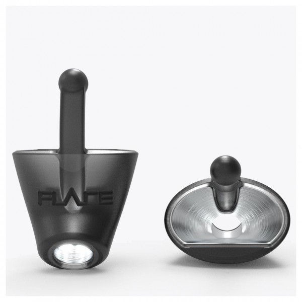 Flare Audio Calmer Pro, Aluminium and Black Silicone