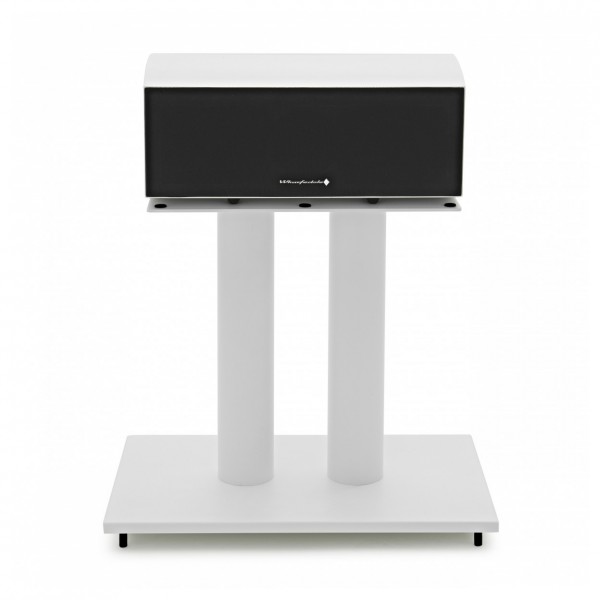 AVCOM 450mm Centre Speaker Stand, Single, White