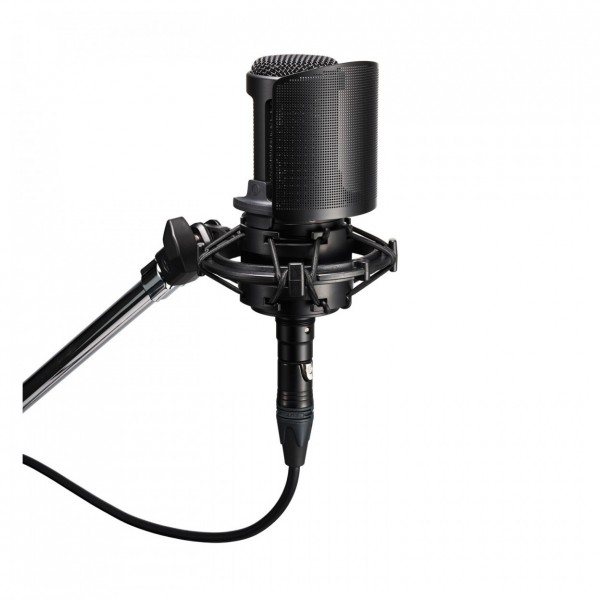 Audio Technica AT2020 Cardioid Condenser Microphone & Pop Filter