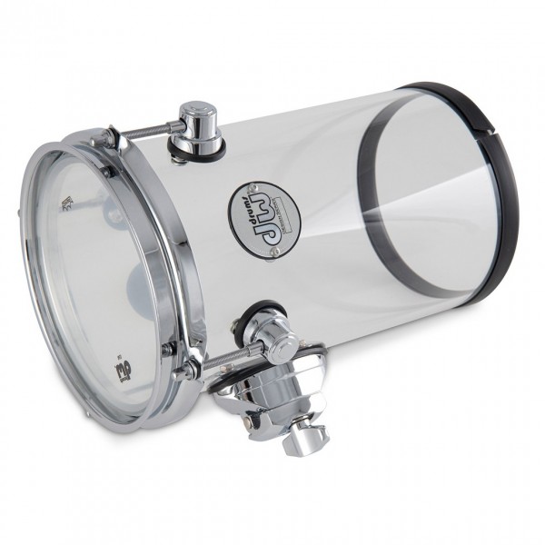 DW Design 6" x 10" Rata Tom, Acrylic Clear