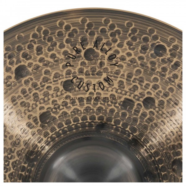 Meinl Pure Alloy Custom 20" Extra Thin Hammered Crash