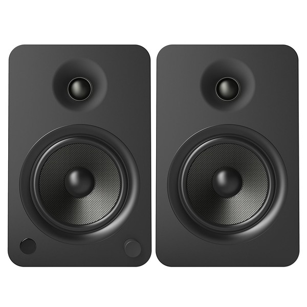 Kanto YU6 Powered Bookshelf Speakers, Matte Black