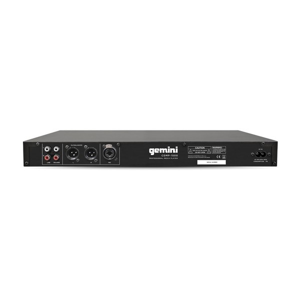 Gemini CDMP-1500 19" Professional 1U Rackmount CD/MP3/USB Player - Nearly New