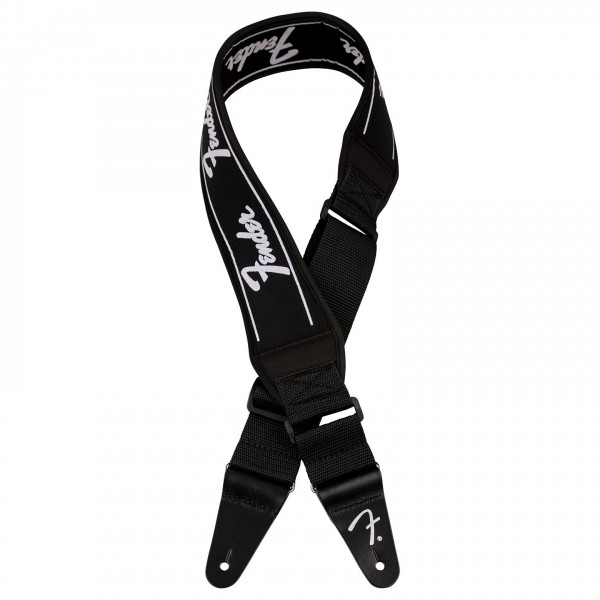 Fender Swell Neoprene Logo Strap, Running Logo, 2.5"