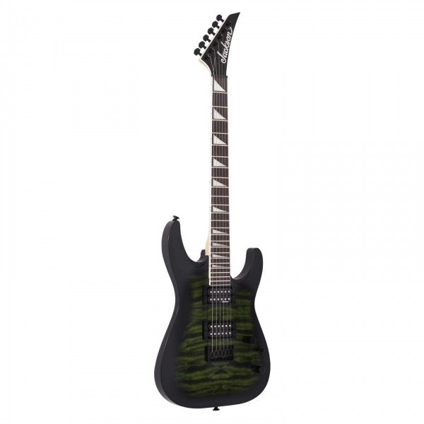 Jackson JS Series Dinky Arch Top JS32Q DKA HT Transparent Green Burst
