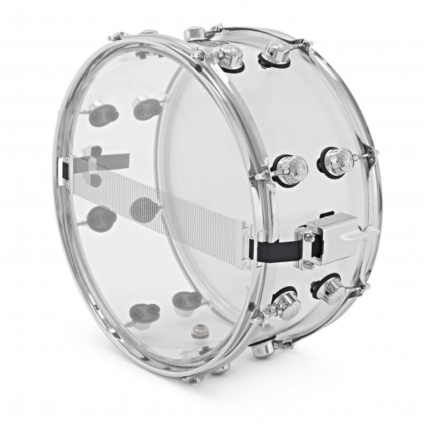 Natal Arcadia 13 x 6.5" Acrylic Snare Drum, Transparent