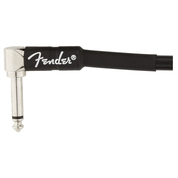 Fender Professional 15ft Straight/Angle Instrument Cable, Black