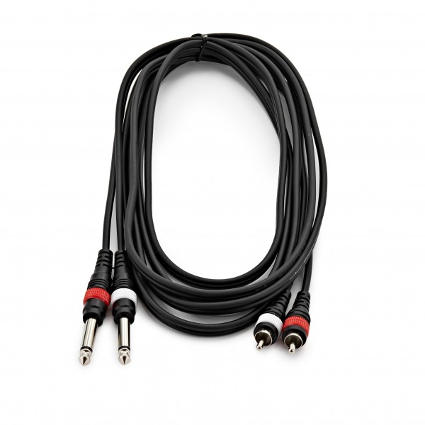Essentials Dual Jack to RCA Phono Cable, 3m