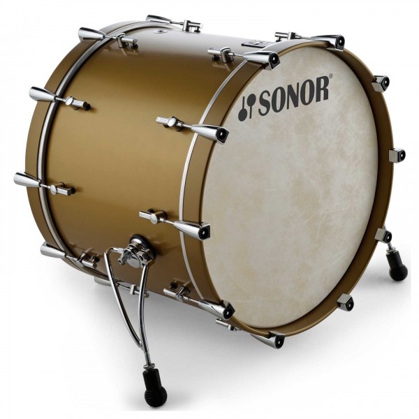 Sonor SQ1 22" 3pc Shell Pack, Satin Gold Metallic