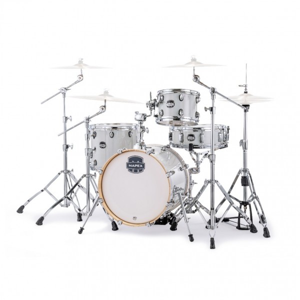 Mapex Mars Birch 18" 4pc Bop Drum Kit w/Hardware, Diamond Sparkle