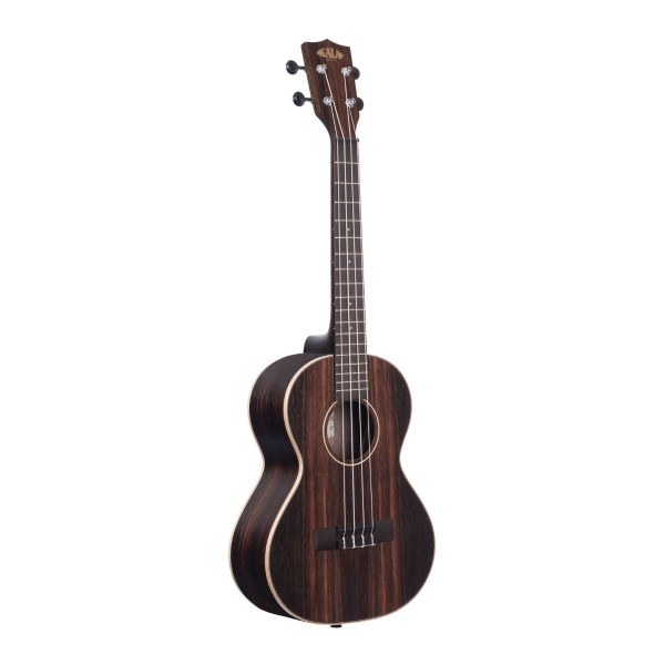 Kala KA-EBY-T Striped Ebony Tenor Ukulele, Natural Satin