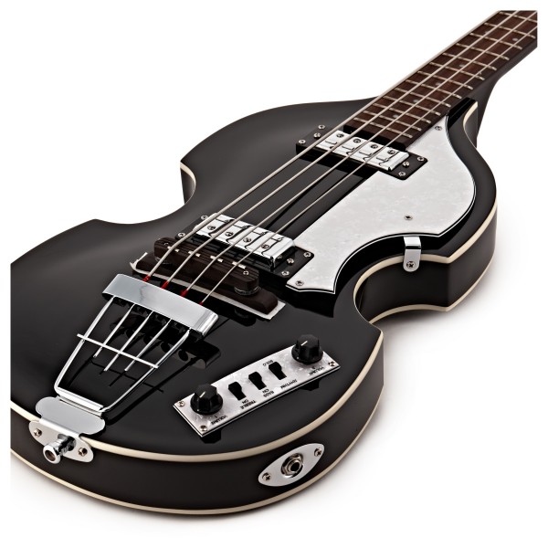 Hofner Ignition Violin Bass Guitar, Black