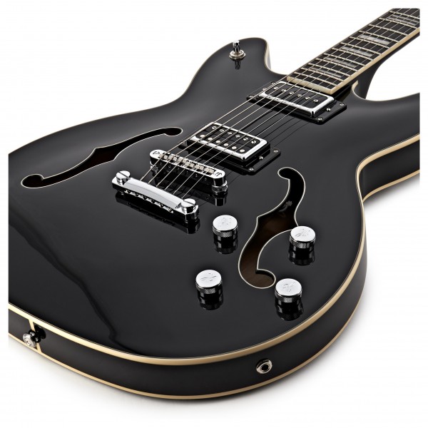 Hagstrom Viking Deluxe Baritone, Black Gloss