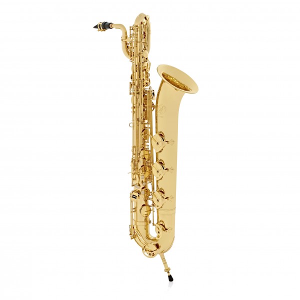 Rosedale Baritone Saxophone by Gear4music, Gold - Ex Demo