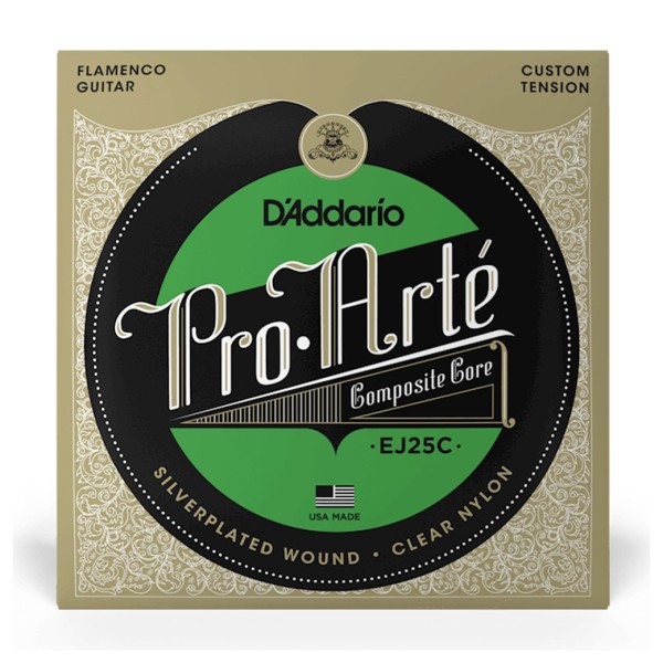 D'Addario EJ25C Pro-Arte Flamenco, Custom Tension, Clear Nylon