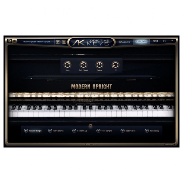 Addictive Keys: Modern Upright