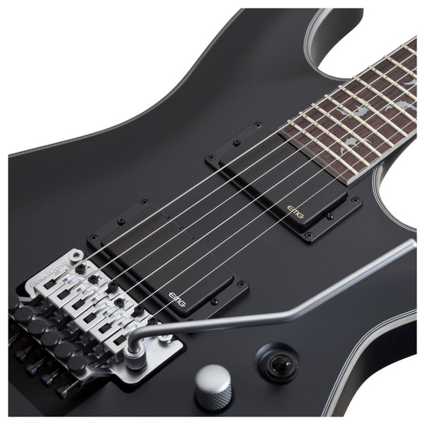 Schecter Damien Platinum-6 FR Electric Guitar, Satin Black