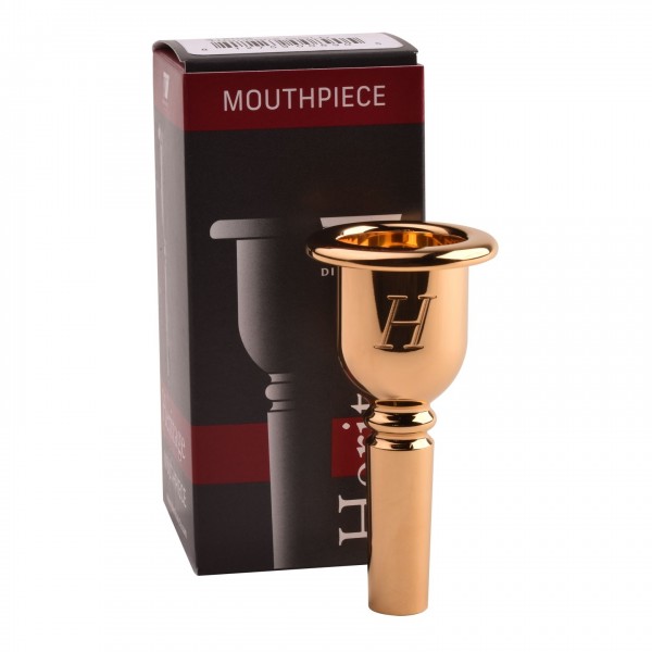 Denis Wick Heritage Trombone Mouthpiece, Gold Plate, 5AL