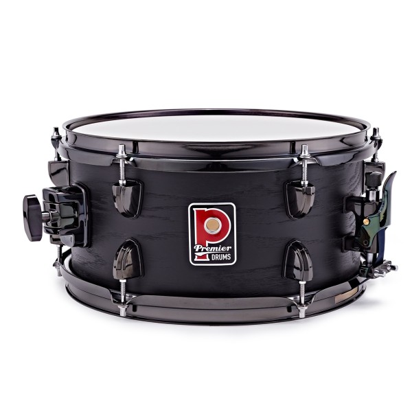 Premier Artist 12" x 6" Birch Snare Drum & Soft Case, Stealth Black