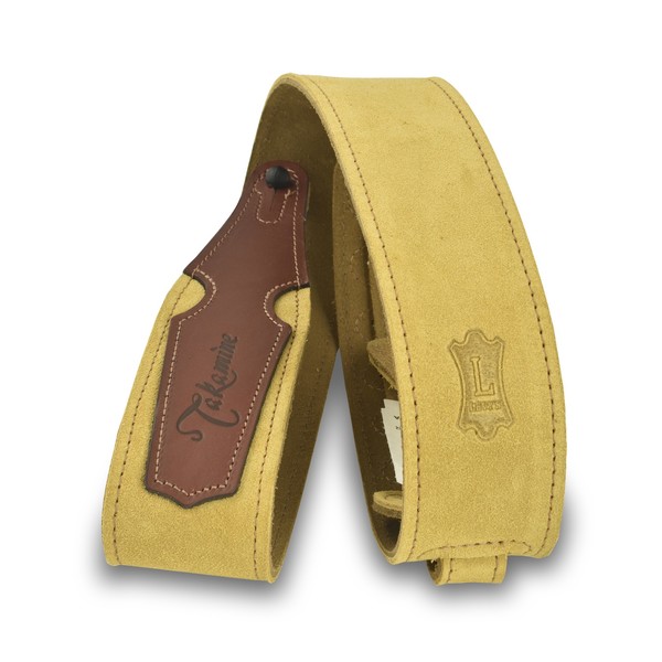 Takamine Guitar Strap, Tan Suede