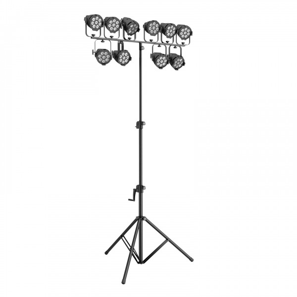 K&M 24730 Wind-Up Lighting/Speaker Stand, 3000