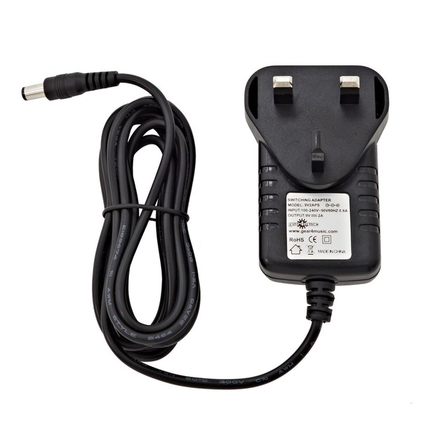 8 Way Daisy Chain Cable and 9V Power Supply by Gear4music