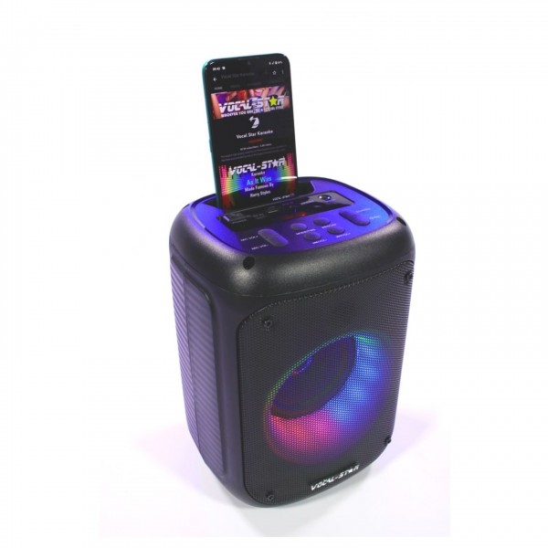 VocalStar VS-275BT Portable Bluetooth Karaoke Machine 2Mics-NearlyNew