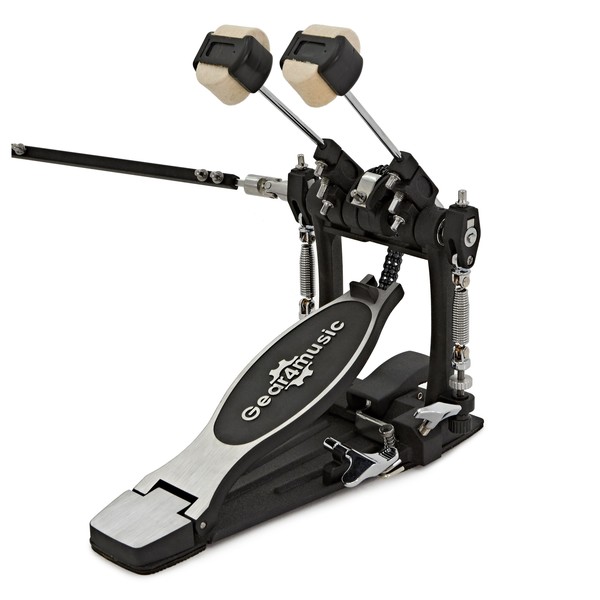 Double Kick Drum Pedal with Floorplate by Gear4music