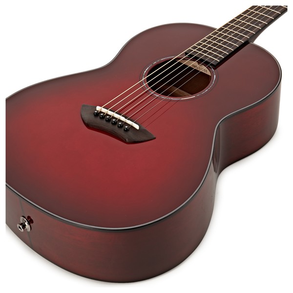 Yamaha CSF1M Travel Guitar, Crimson Red Burst