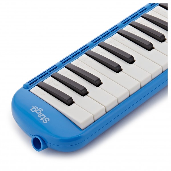 Stagg Melodica, 37 Keys, Blue
