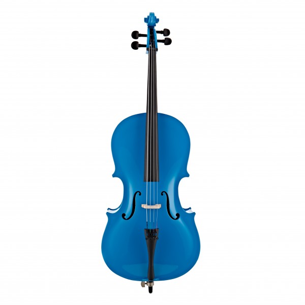 Student 1/4 Size Cello Beginner Pack by Gear4music, Blue