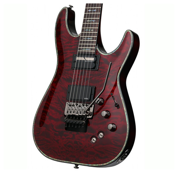 Schecter Hellraiser C-1 FR S Electric Guitar, Black Cherry