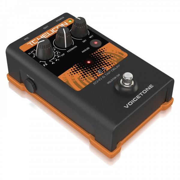TC Helicon VoiceTone E1 Echo and Tap Delay Vocal Processor
