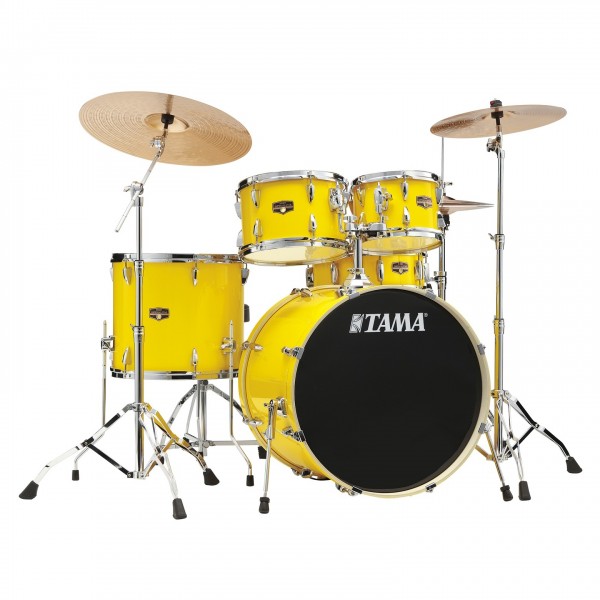 Tama Imperialstar 22" 5pc Drum Kit w/Meinl Cymbals, Electric Yellow